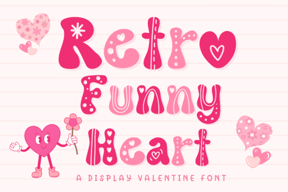 Adding a Groovy Touch: The Retro Funny Heart Typeface