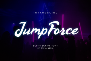 Jump Force: A Bold Display Font for Creative Standouts