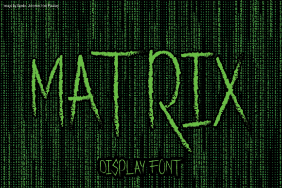 Matrix: A Bold Display Font for Modern Creators