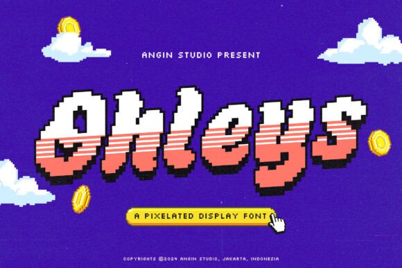 Ohleys Pixelated: A Modern Font with Retro Soul