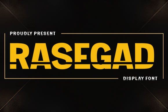 Rasegad: A Typeface Where Tradition Meets Bold Modernity
