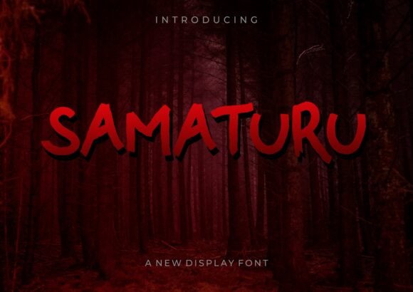 Samaturu: Capturing Raw Energy in Typography