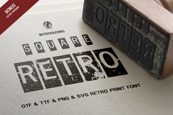 Square Retro: A Vintage Typeface with Modern Edge