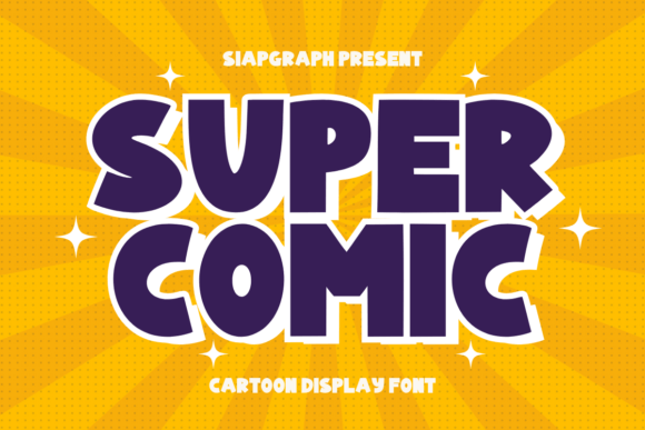 Super Comic: A Bold Typeface for Dynamic Designs