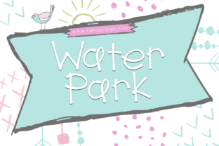 Water Park: A Playful Display Font for Creative Projects